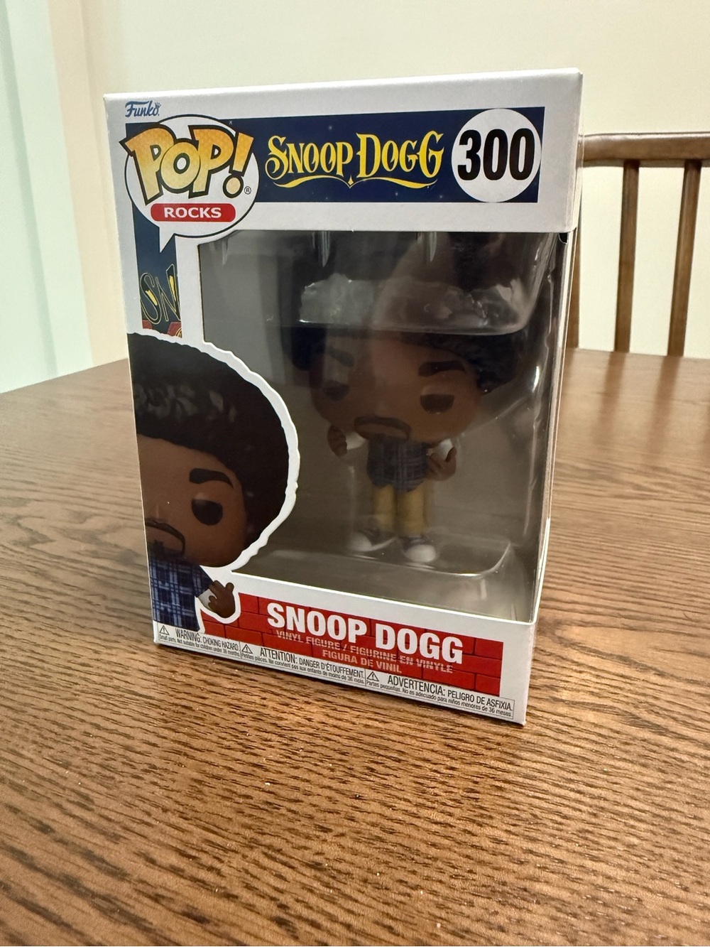 Funko POP!  Snoop Dogg Figure – Blue Plaid & Tan